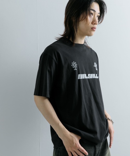 SENSE OF PLACE by URBAN RESEARCH（センスオブプレイスバイアーバンリサーチ）の「サッカーゲームグラフィックTシャツ(5分袖)（Tシャツ/カットソー・メンズ・ライトブルー/アイボリー/ブラック/ホワイト・MEDIUM/LARGE）」の17枚目の写真