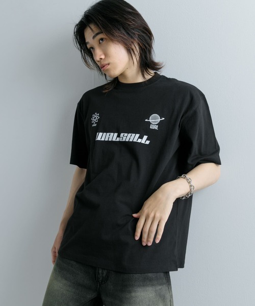 SENSE OF PLACE by URBAN RESEARCH（センスオブプレイスバイアーバンリサーチ）の「サッカーゲームグラフィックTシャツ(5分袖)（Tシャツ/カットソー・メンズ・ライトブルー/アイボリー/ブラック/ホワイト・MEDIUM/LARGE）」の20枚目の写真
