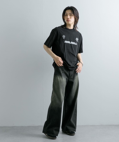 SENSE OF PLACE by URBAN RESEARCH（センスオブプレイスバイアーバンリサーチ）の「サッカーゲームグラフィックTシャツ(5分袖)（Tシャツ/カットソー・メンズ・ライトブルー/アイボリー/ブラック/ホワイト・MEDIUM/LARGE）」の22枚目の写真