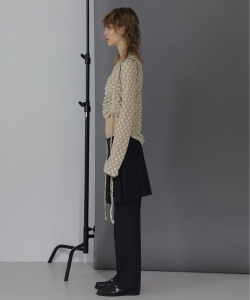 CREOLME（クレオルム）の「(CREOLME)ボックスプリーツスカートパンツ（その他パンツ・レディース・グレー/ネイビー・SMALL/MEDIUM）」の19枚目の写真