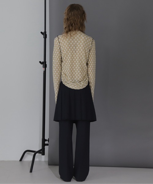 CREOLME（クレオルム）の「(CREOLME)ボックスプリーツスカートパンツ（その他パンツ・レディース・グレー/ネイビー・SMALL/MEDIUM）」の20枚目の写真