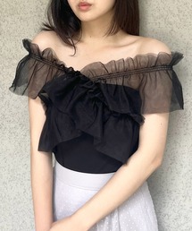 ROYAL PARTY | 3wayフリルベアトップス(Tシャツ/カットソー)