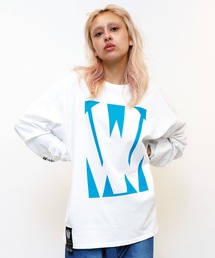 [W] by VIRGOwearworks（ダブリューバイヴァルゴウェアーワークス）の「W-mold logo lst（Tシャツ/カットソー）」