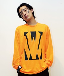 [W] by VIRGOwearworks（ダブリューバイヴァルゴウェアーワークス）の「W-mold logo lst（Tシャツ/カットソー）」