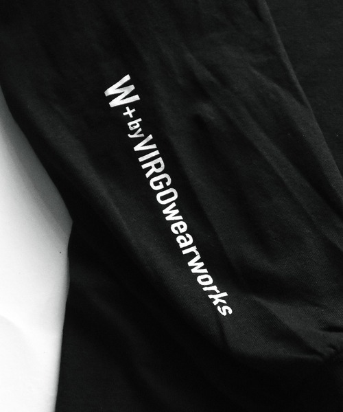 [W] by VIRGOwearworks（ダブリューバイヴァルゴウェアーワークス）の「W-mold logo lst（Tシャツ/カットソー・メンズ・オレンジ/ホワイト/ブラック・M/L/XL/XXL）」の4枚目の写真