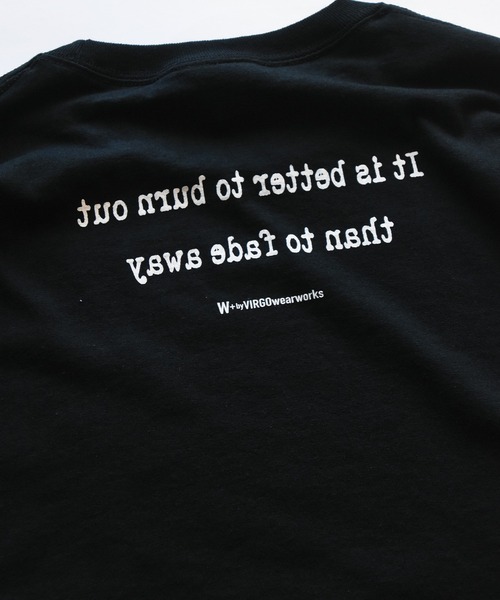 [W] by VIRGOwearworks（ダブリューバイヴァルゴウェアーワークス）の「W-mold logo lst（Tシャツ/カットソー・メンズ・オレンジ/ホワイト/ブラック・M/L/XL/XXL）」の5枚目の写真