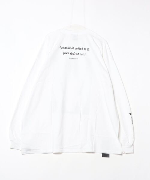 [W] by VIRGOwearworks（ダブリューバイヴァルゴウェアーワークス）の「W-mold logo lst（Tシャツ/カットソー・メンズ・オレンジ/ホワイト/ブラック・M/L/XL/XXL）」の16枚目の写真