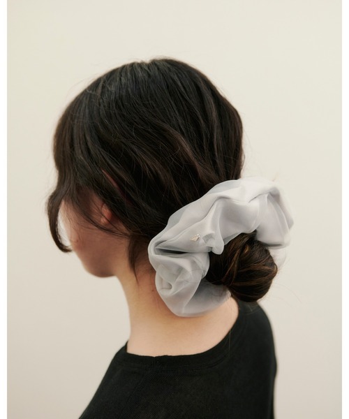 kiehtova（キエトヴァ）の「【kiehtova】organic shushu gray / black　オーガニック シュシュ（シュシュ・レディース・グレー/ブラック・FREE）」の22枚目の写真