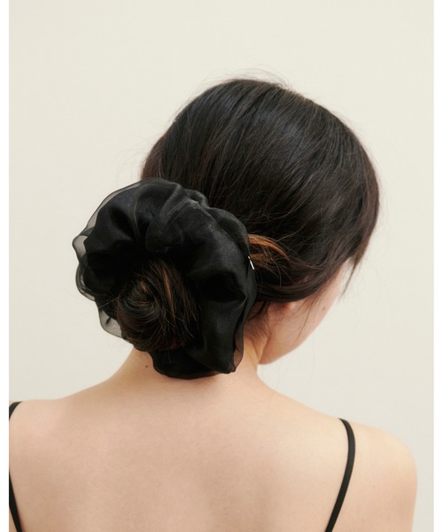 kiehtova（キエトヴァ）の「【kiehtova】organic shushu gray / black　オーガニック シュシュ（シュシュ・レディース・グレー/ブラック・FREE）」の15枚目の写真