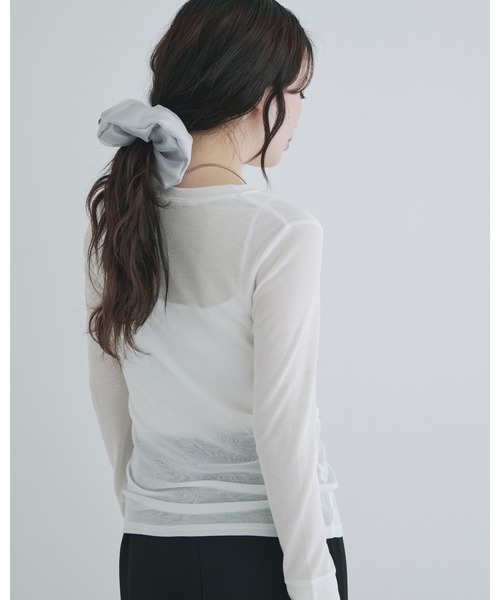 kiehtova（キエトヴァ）の「【kiehtova】organic shushu gray / black　オーガニック シュシュ（シュシュ・レディース・グレー/ブラック・FREE）」の13枚目の写真