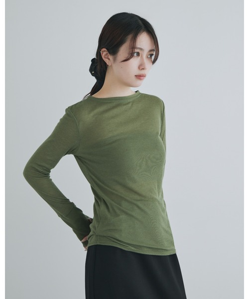 kiehtova（キエトヴァ）の「【kiehtova】organic shushu gray / black　オーガニック シュシュ（シュシュ・レディース・グレー/ブラック・FREE）」の4枚目の写真