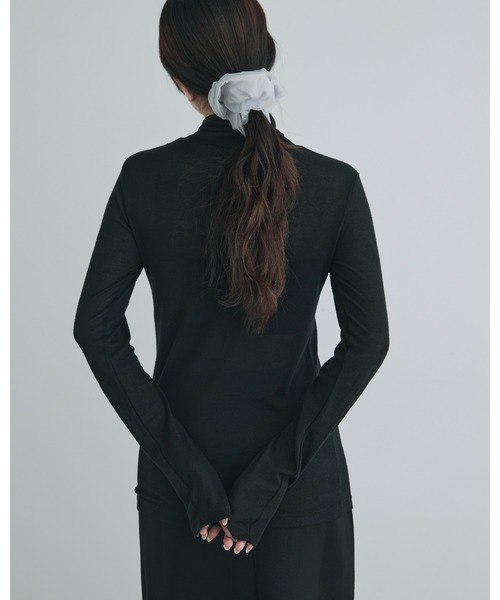 kiehtova（キエトヴァ）の「【kiehtova】organic shushu gray / black　オーガニック シュシュ（シュシュ・レディース・グレー/ブラック・FREE）」の7枚目の写真