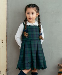 panpantutu（パンパンチュチュ）の「フォーマルワンピース(お花とリボン・スカラップ)（ドレス）」