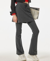 【2024FW】レイヤードカットフレアパンツ