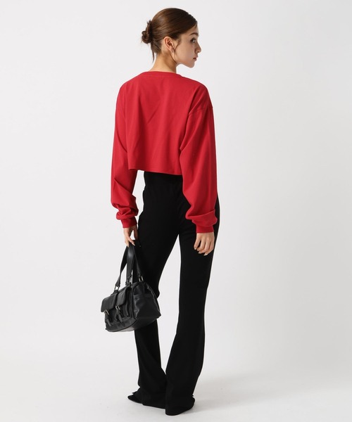 FOREVER 21（フォーエバー トゥエンティーワン）の「【2024FW】レイヤードカットフレアパンツ（その他パンツ・レディース・グレー/ブラック・SMALL/MEDIUM）」の20枚目の写真