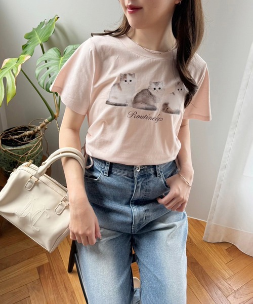 one after another NICE CLAUP（ワンアフターアナザーナイスクラップ）の「フレアデニムパンツ（デニムパンツ・レディース・ライトブルー/ブルー/グレー/ブルー系その他・MEDIUM/SMALL）」の19枚目の写真