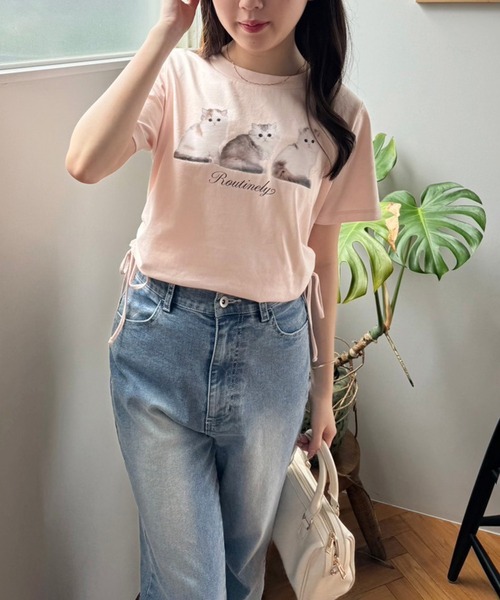 one after another NICE CLAUP（ワンアフターアナザーナイスクラップ）の「フレアデニムパンツ（デニムパンツ・レディース・ライトブルー/ブルー/グレー/ブルー系その他・MEDIUM/SMALL）」の20枚目の写真