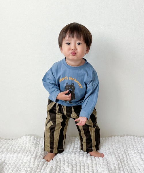 MAKE YOUR DAY(メイクユアデイ)の「ドットとストライプ柄バルーンパンツ■80~140cm(その他パンツ・キッズ・ブラウン/ブラック・100/120/110/90/140/130/80)」の19枚目の写真