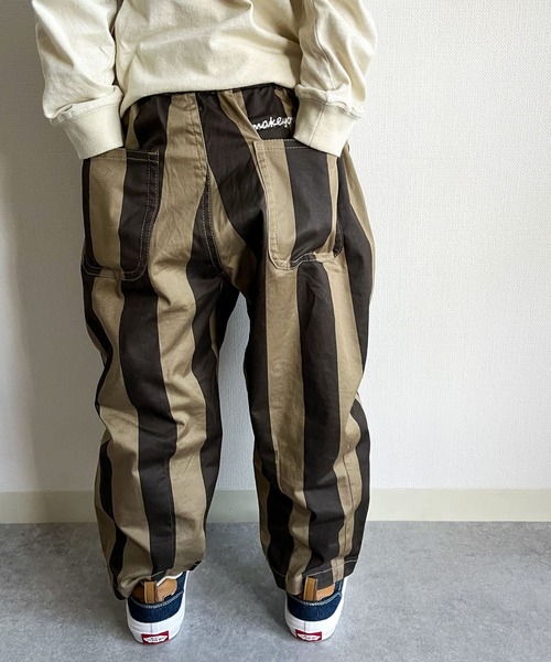 MAKE YOUR DAY(メイクユアデイ)の「ドットとストライプ柄バルーンパンツ■80~140cm(その他パンツ・キッズ・ブラウン/ブラック・100/120/110/90/140/130/80)」の17枚目の写真
