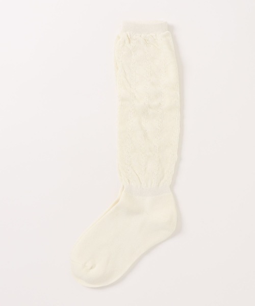 apres jour（アプレジュール）の「【apres jour×ARIAZ】ミドルソックス（ソックス/靴下・レディース・グレー/オフホワイト・FREE）」の4枚目の写真
