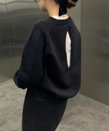 LAFFMO | バックオープンニット(ニット/セーター)