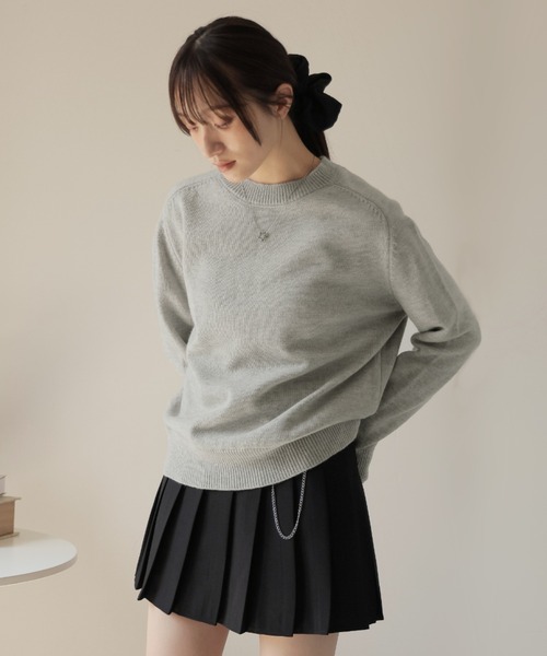 FETICO オープンバック ブラックニット 長袖 FETICO オープンバック ブラックニット 長袖