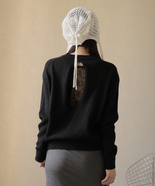 セール】バックオープンニット（ニット/セーター）｜LAFFMO
