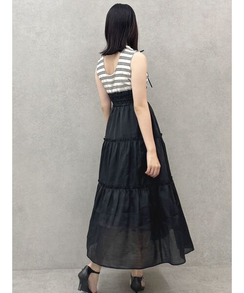 dazzlin（ダズリン）の「メニーリボンドッキングティアードワンピース（ワンピース・レディース・ピンク/ブラック/ブルー・SMALL/MEDIUM）」の8枚目の写真