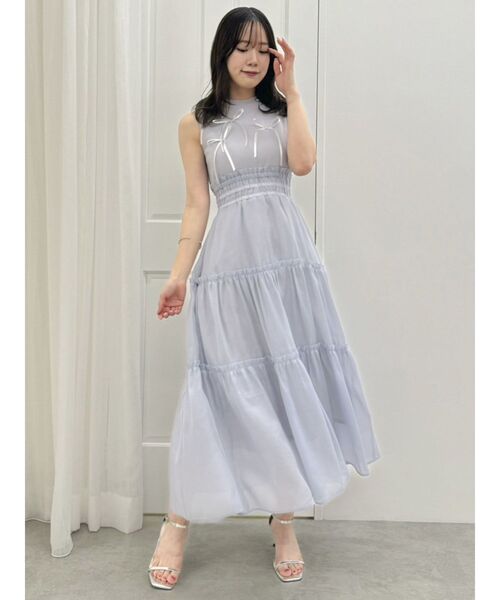 dazzlin（ダズリン）の「メニーリボンドッキングティアードワンピース（ワンピース・レディース・ピンク/ブラック/ブルー・SMALL/MEDIUM）」の15枚目の写真