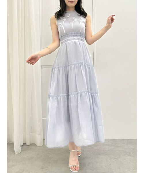 dazzlin（ダズリン）の「メニーリボンドッキングティアードワンピース（ワンピース・レディース・ピンク/ブラック/ブルー・SMALL/MEDIUM）」の17枚目の写真