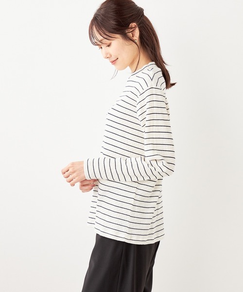 DECOY SINCE 1981（デコイシンスイチキュウハチイチ）の「オーガニックコットンシャーリングプルオーバー（Tシャツ/カットソー・レディース・ホワイト/アイボリー/グレー・M/L/LL）」の15枚目の写真