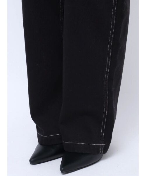 GYDA（ジェイダ）の「ハイウエストSIDE RIPPEDカーゴワイドパンツ（カーゴパンツ・レディース・アイボリー/ブラック・SMALL/MEDIUM）」の19枚目の写真