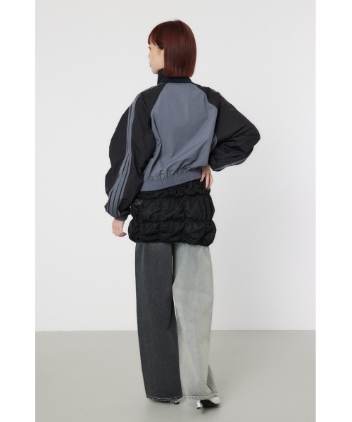 RODEO CROWNS WIDE BOWL（ロデオクラウンズワイドボウル）の「2WAY ラメ ギャザー ビスチェ（ベスト・レディース・ブラック/シルバー/ブルー・FREE）」の8枚目の写真