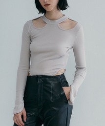 SORIN | Stretchy Rib Cut-out Bodysuit(Tシャツ/カットソー)