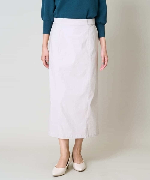 a.v.v（アーヴェヴェ）の「【洗える/イージーケア】ハイパーストレッチナロースカート（スカート・レディース・ブラック/グレイッシュベージュ・38/36/40/34/42）」の10枚目の写真