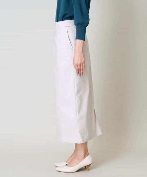 a.v.v（アーヴェヴェ）の「【洗える/イージーケア】ハイパーストレッチナロースカート（スカート・レディース・ブラック/グレイッシュベージュ・38/36/40/34/42）」の12枚目の写真