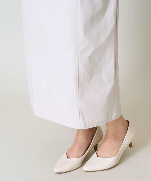 a.v.v（アーヴェヴェ）の「【洗える/イージーケア】ハイパーストレッチナロースカート（スカート・レディース・ブラック/グレイッシュベージュ・38/36/40/34/42）」の18枚目の写真