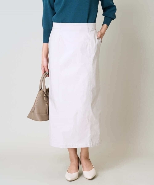 a.v.v（アーヴェヴェ）の「【洗える/イージーケア】ハイパーストレッチナロースカート（スカート・レディース・ブラック/グレイッシュベージュ・38/36/40/34/42）」の21枚目の写真