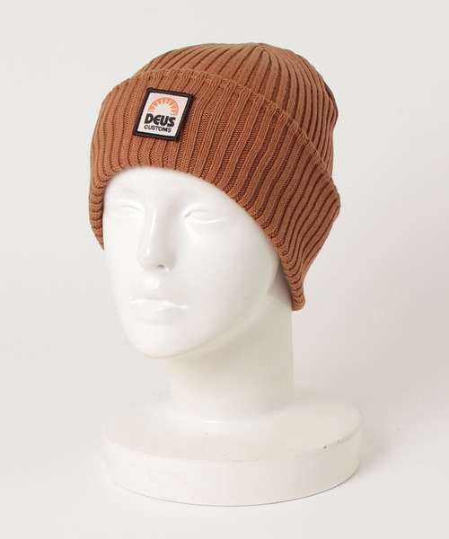 DEUS EX MACHINA(デウスエクスマキナ)の「MELODY BEANIE ビーニー ニット帽(ニットキャップ/ビーニー・メンズ・ブラック/イエロー系その他/タン・OS)」の10枚目の写真