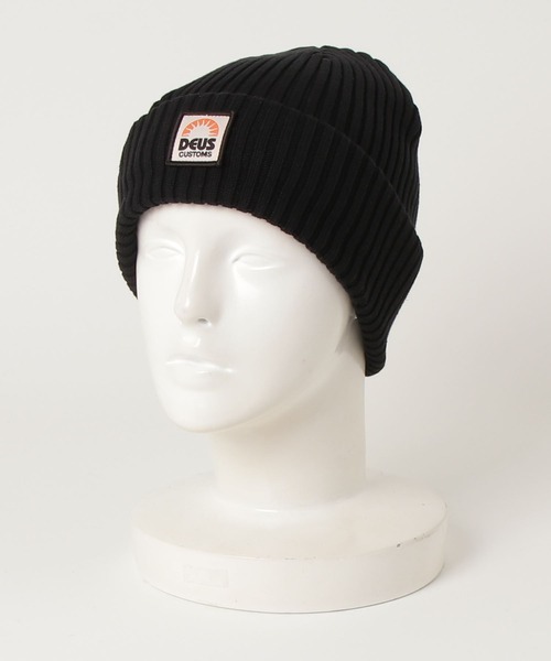 DEUS EX MACHINA(デウスエクスマキナ)の「MELODY BEANIE ビーニー ニット帽(ニットキャップ/ビーニー・メンズ・ブラック/イエロー系その他/タン・OS)」の8枚目の写真