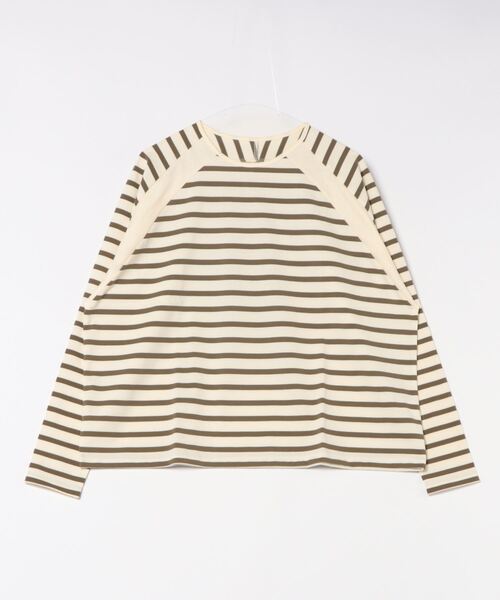 先染めボーダー無地切替ラグランロンT（Tシャツ/カットソー）｜STYLEBLOCK（スタイルブロック） 5,593円