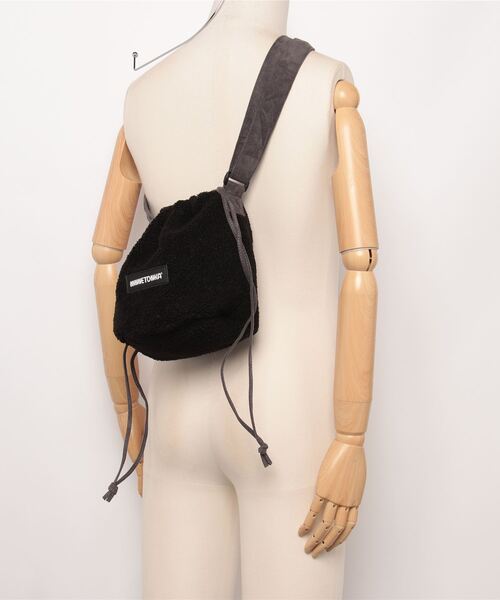 Minnetonka（ミネトンカ）の「【MINNETONKA/ミネトンカ】BOA PURSE BAG ボアバッグ（ショルダーバッグ・レディース・ブラック/アイボリー/ブラウン・FREE）」の11枚目の写真