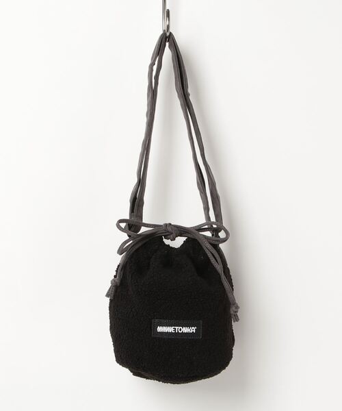 Minnetonka（ミネトンカ）の「【MINNETONKA/ミネトンカ】BOA PURSE BAG ボアバッグ（ショルダーバッグ・レディース・ブラック/アイボリー/ブラウン・FREE）」の5枚目の写真