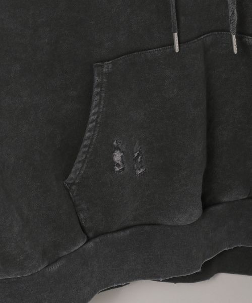 JEANASIS（ジーナシス）の「Fadeクラッシュミドルフーディ