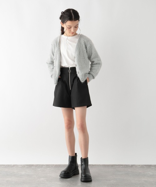 GLOBAL WORK（グローバルワーク）の「my color Vカーデ/140559（カーディガン/ボレロ・キッズ・ベージュ/サックスブルー/グレー/ピンク・130cm/120cm/160cm/150cm/140cm）」の3枚目の写真