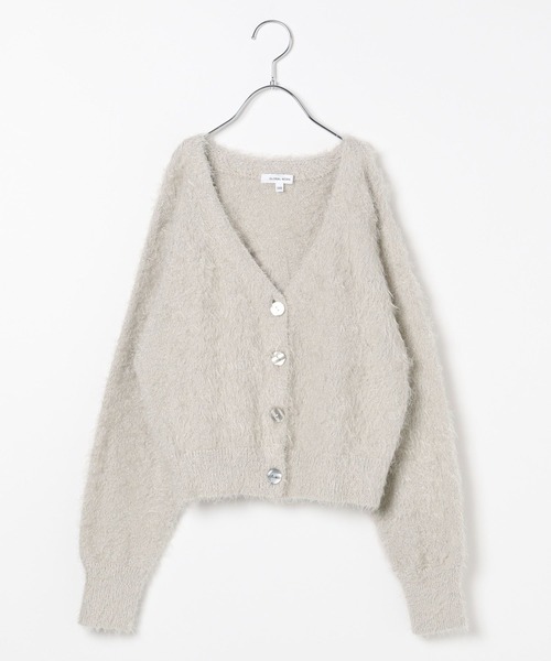 GLOBAL WORK（グローバルワーク）の「my color Vカーデ/140559（カーディガン/ボレロ・キッズ・ベージュ/サックスブルー/グレー/ピンク・130cm/120cm/160cm/150cm/140cm）」の13枚目の写真