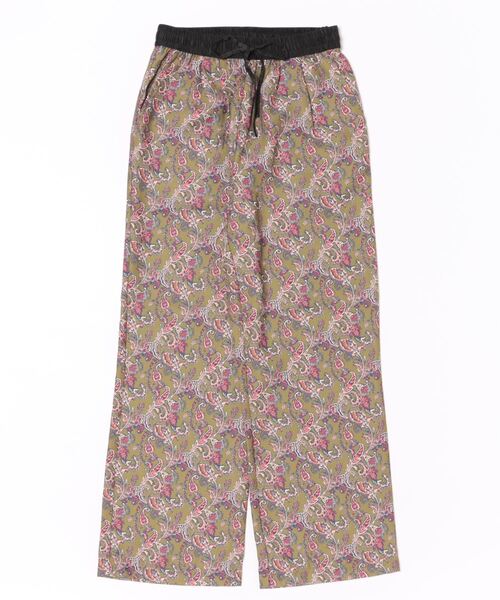 LOSUCA(ロスカ)の「ペイズリー柄 タックギャザープリントパンツ(その他パンツ・レディース・ブラック/ベージュ/パープル・FREE)」の8枚目の写真