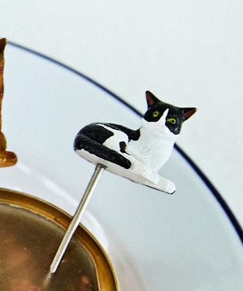 セール】【Orneko BY CLIP】立体ネコピック（カトラリー）｜studio