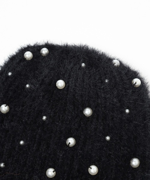 HARE（ハレ）の「パールビーニー(HARE)（ニットキャップ/ビーニー・レディース・ブラック・FREE）」の9枚目の写真