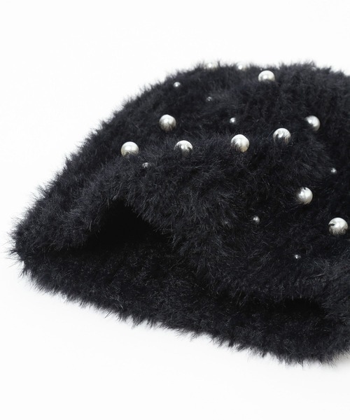 HARE（ハレ）の「パールビーニー(HARE)（ニットキャップ/ビーニー・レディース・ブラック・FREE）」の11枚目の写真